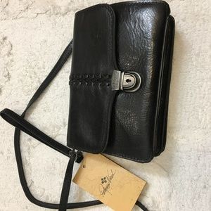 NWT Patricia Nash Bianco Smooth Leather Braided Cr